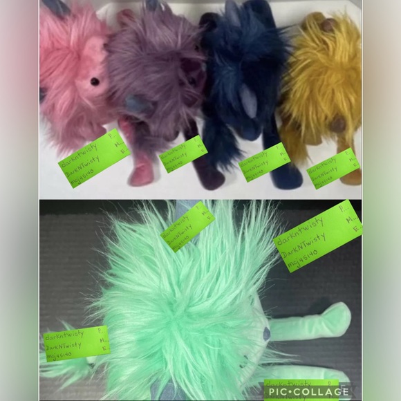 LAST SET! BNWT Jellycat Monster Set of 5 Cosmos, Jinx, Gibbles, Luda, Zeke! - Picture 9 of 15